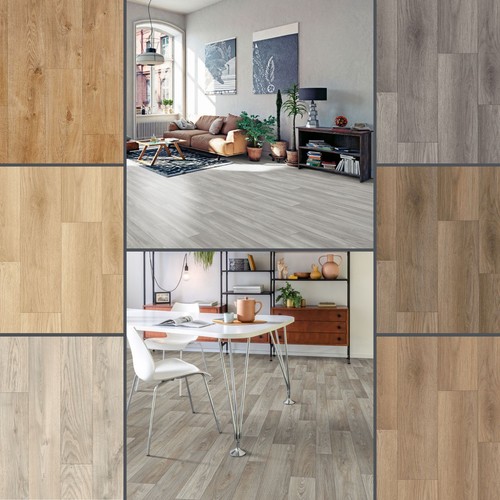 Wood effect vinyl flooring - vinyl,